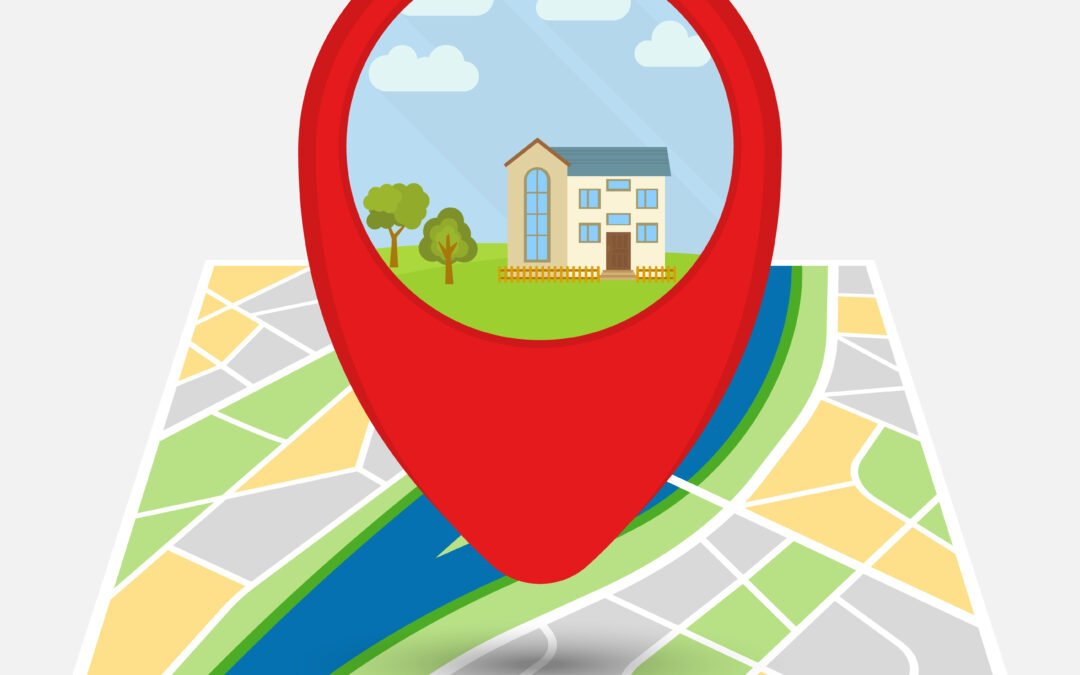 Map of an imaginary city with point on the map to depict Events Near Fox Crossings